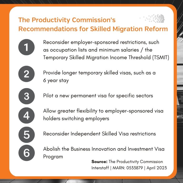 the productivity commission skilled migration